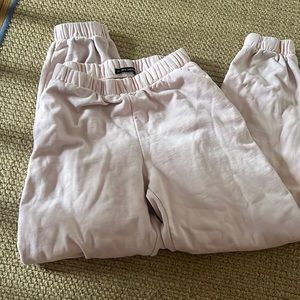 Light pink brandy sweatpants